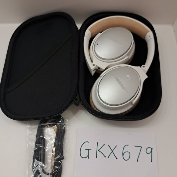 Bose QuietComfort 25 Noise Cancelling Headphones Wired QC25 - White - Picture 1 of 3